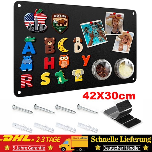 Metall magnettafel schwarz - magnettafel,