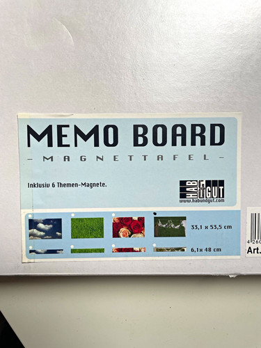 Hab gut memo board - &,