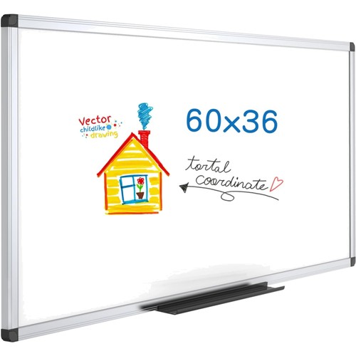 Whiteboard magnetisch 150x90 - whiteboard,